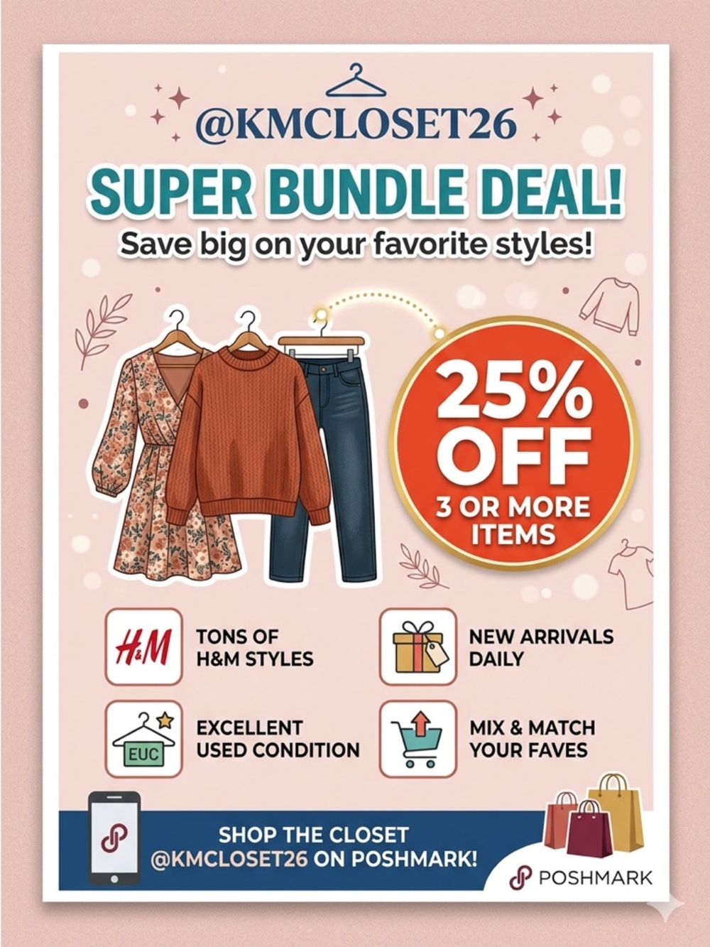 ✨ 25% OFF BUNDLES OF 3+ ITEMS! ✨ EUC Boutique Sale